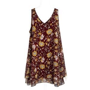 Lane Bryant Modern Swing Double-Layer Chiffon Tank – Size 30